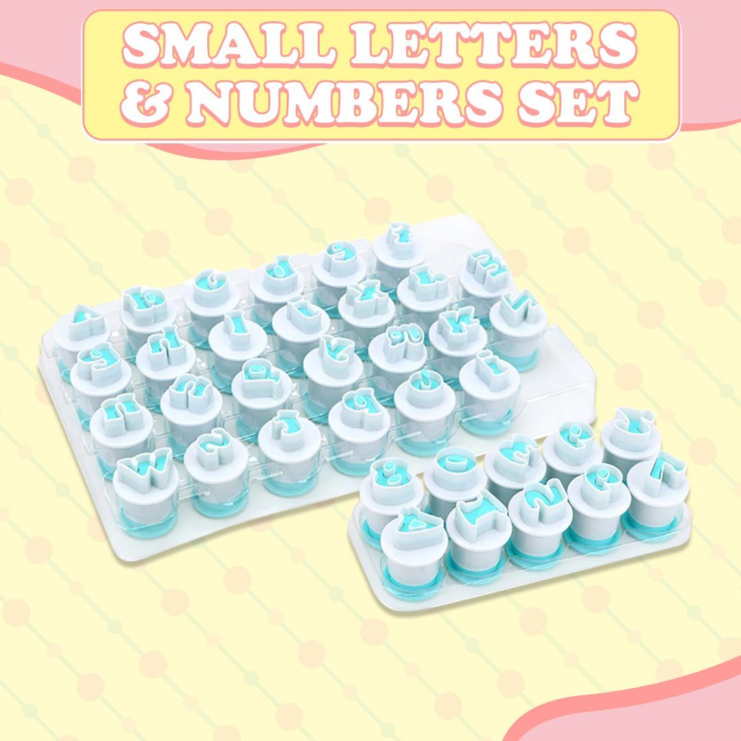 Alphabet Fondant Plunger Cutter