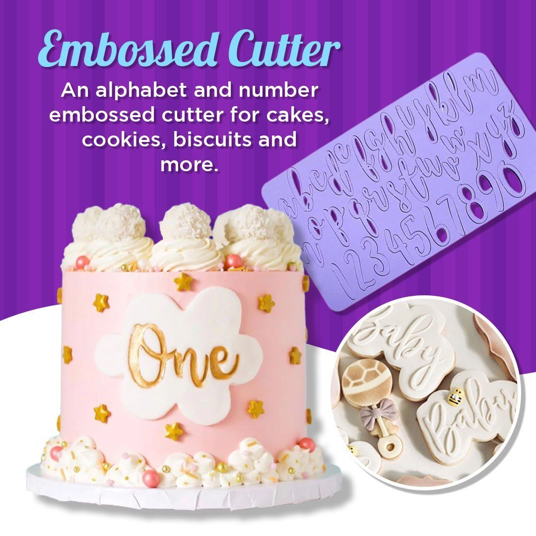 Acrylic Alphabet & Number Embossed Cutter