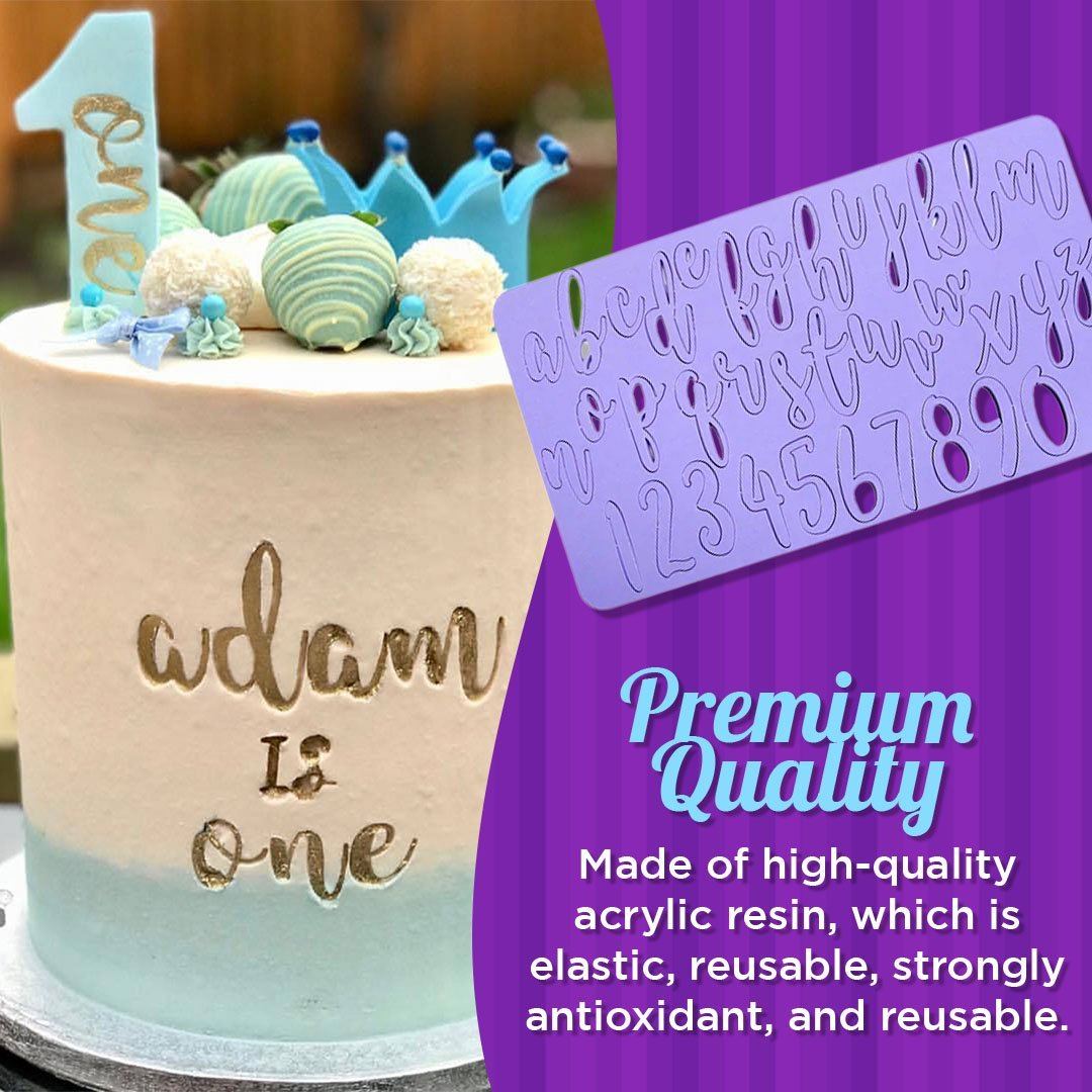 Acrylic Alphabet & Number Embossed Cutter