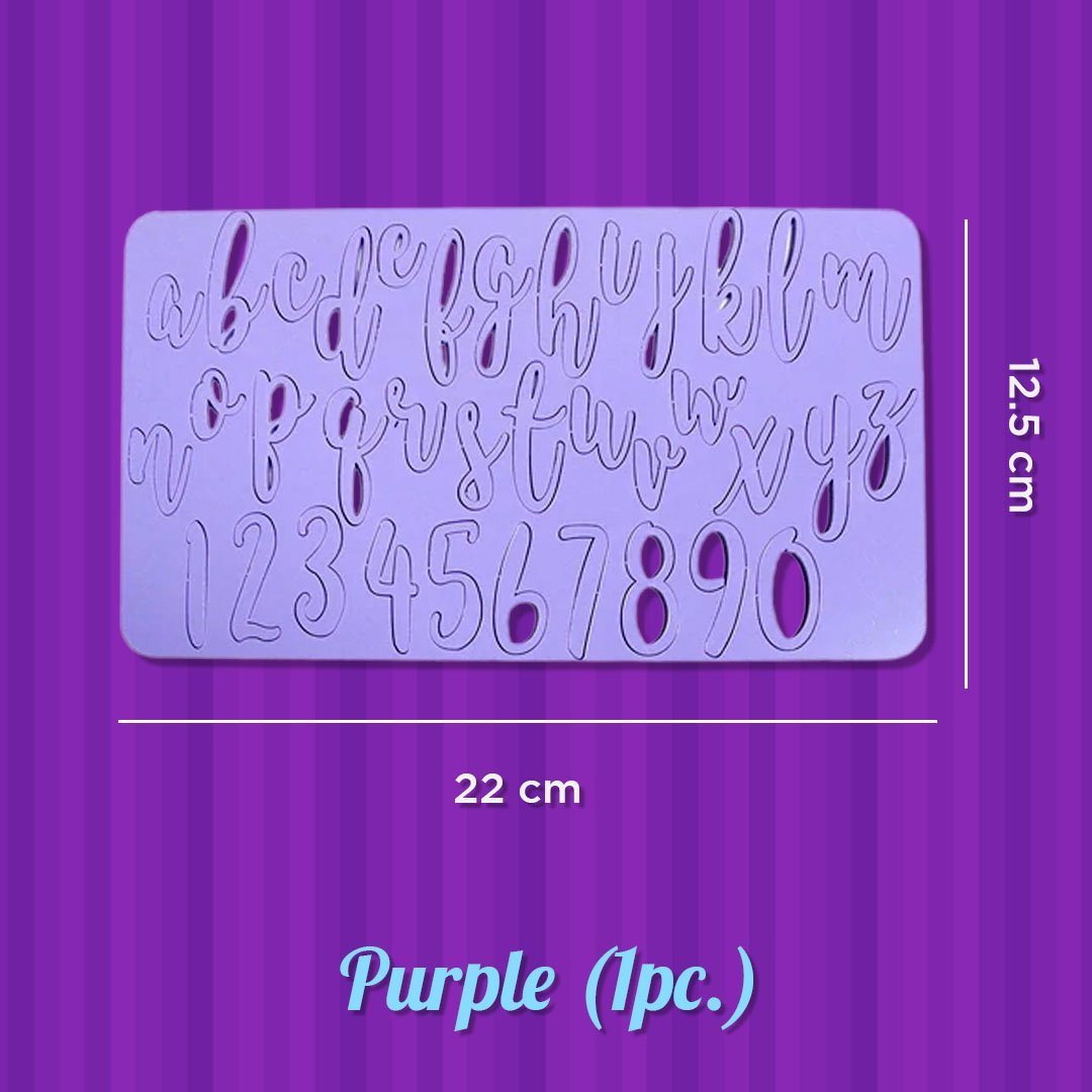 Acrylic Alphabet & Number Embossed Cutter