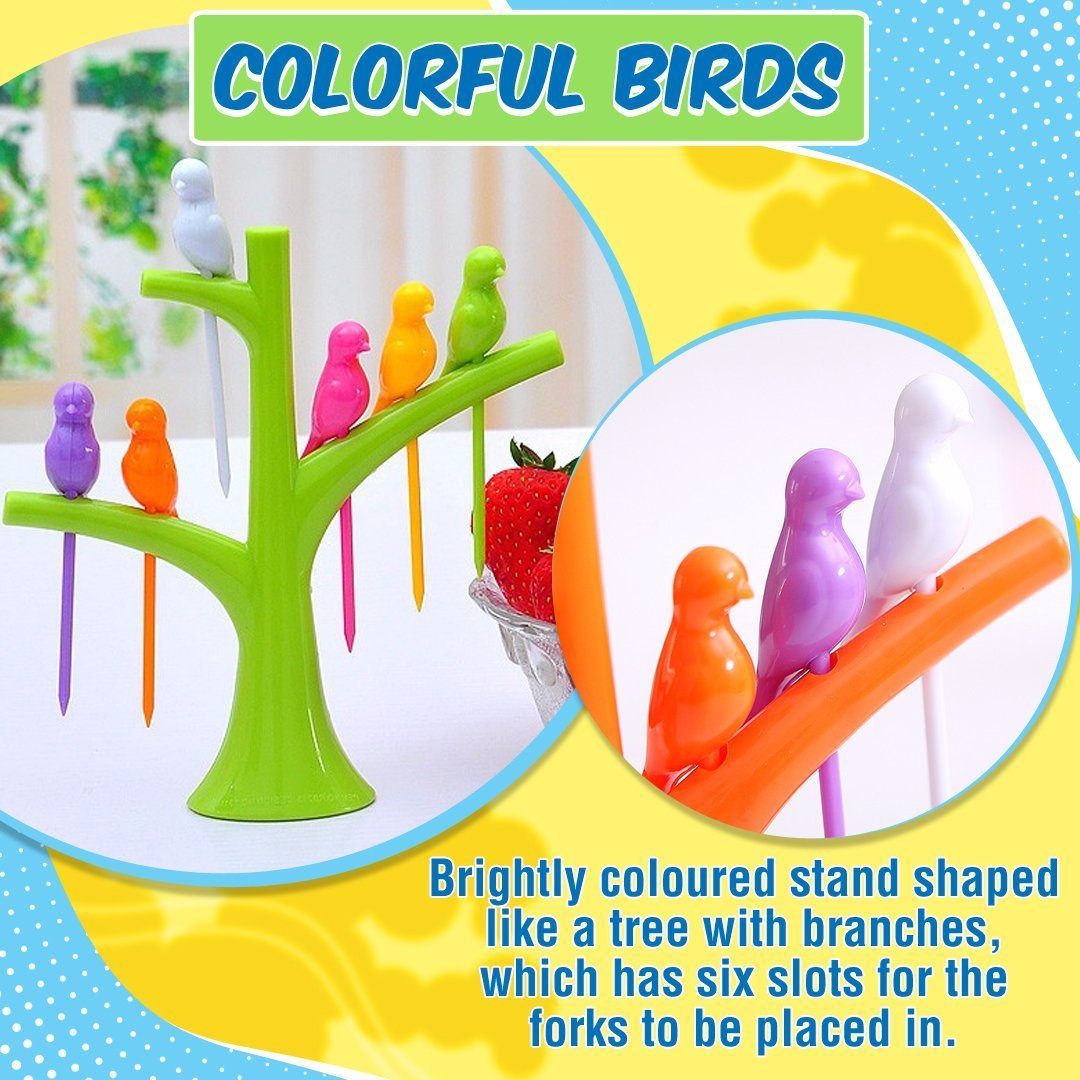 Birdie Fruit Fork Set