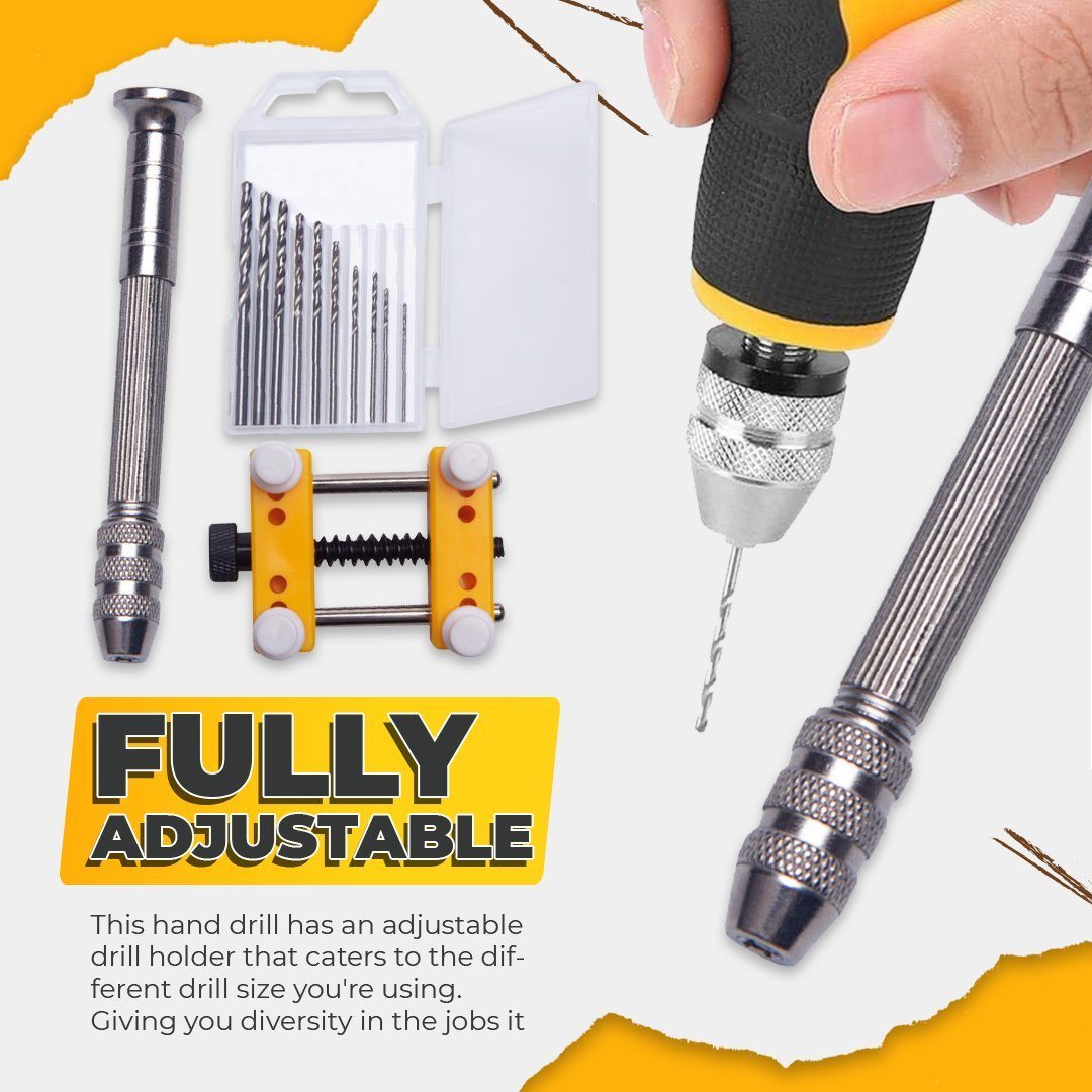 12Pcs Hand Drill Tool Kit