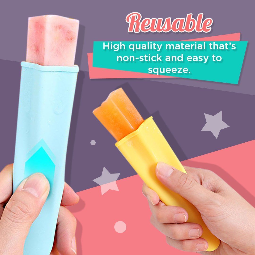 4pcs Set Silicone Popsicle Mould
