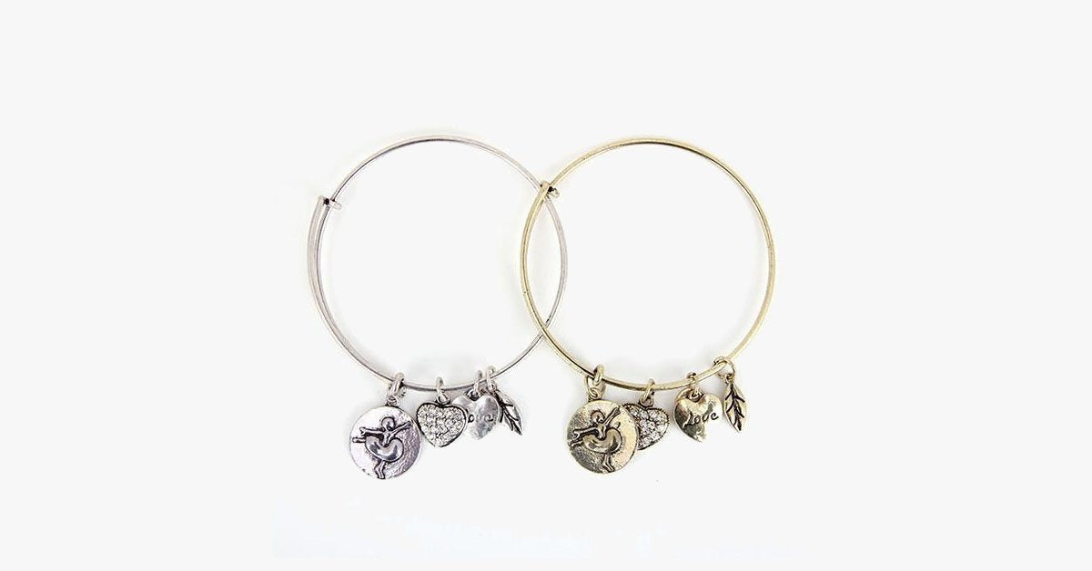 Ballet Love Charm Bangle