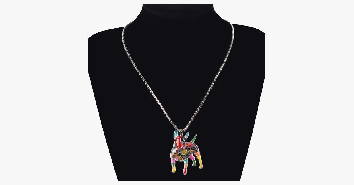 Bull Terrier Pendant Necklace