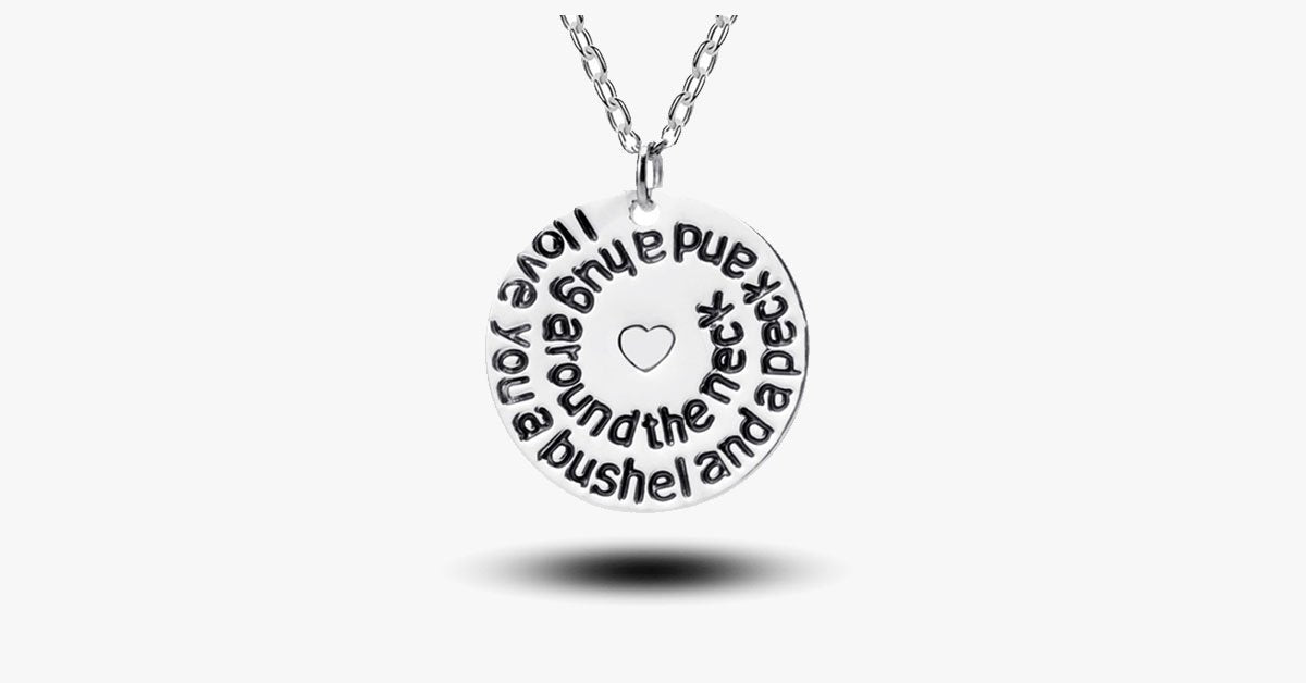 Bushel Peck & Hug Pendant