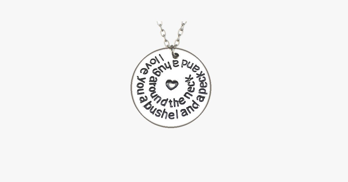 Bushel Peck & Hug Pendant