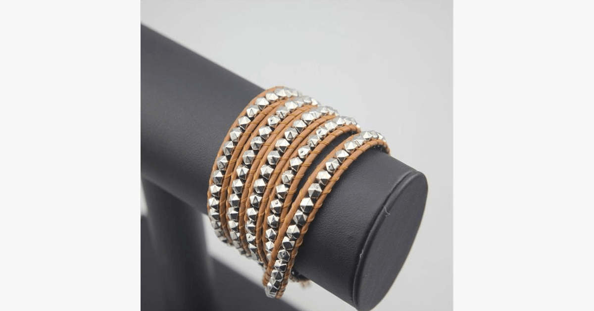 Desert Hex Wrap Bangle