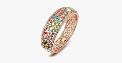 Colorful Crystal Bangle