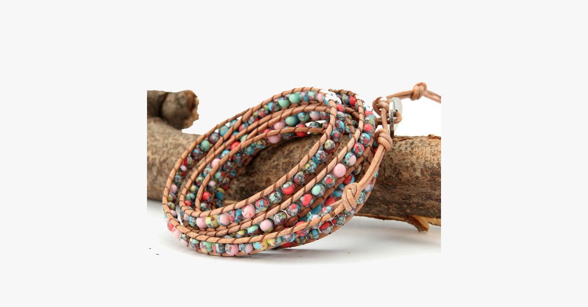 Beautiful Colourful Mess Wrap Bracelet