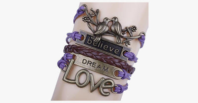Believe Dream Love Bracelet