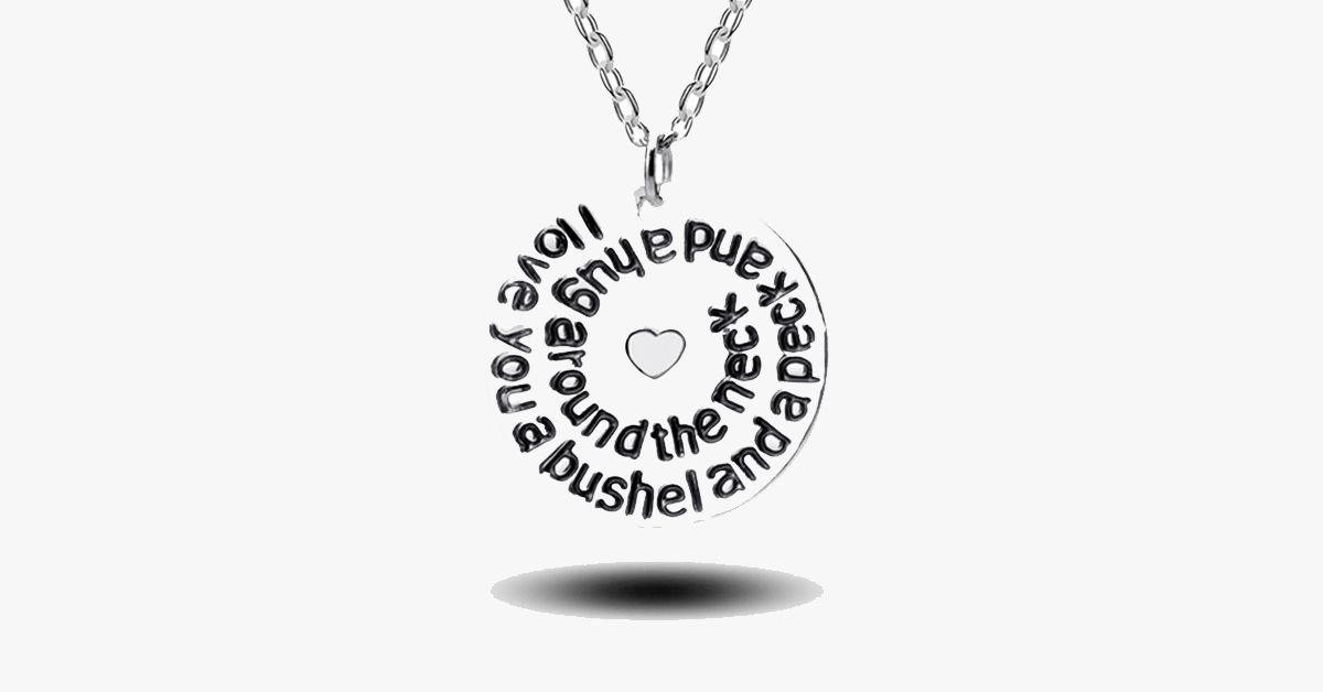 Bushel Peck & Hug Pendant