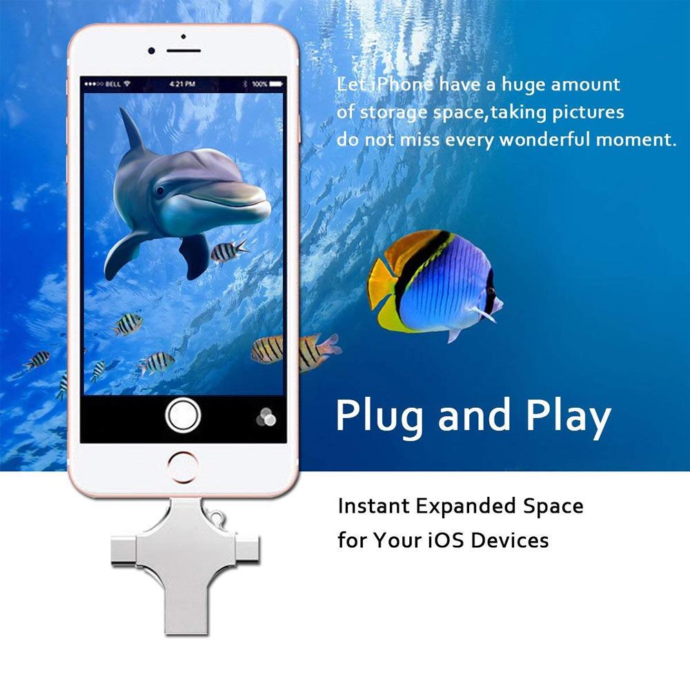 4-in-1 Smart USB Flash Drive