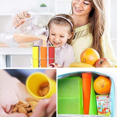 Colorful Silicone - Ice Pop Mold Set