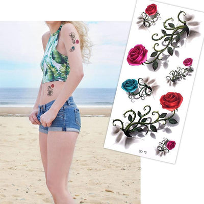 3D waterproof Painless tattoo  (16 pieces)