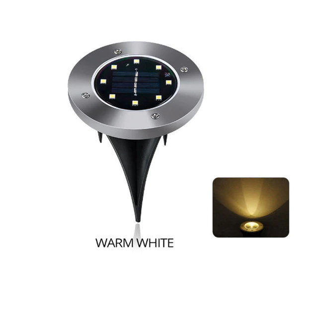 12 Pack Solar Garden Lights - in-Ground Led Outdoor Solar Lights
