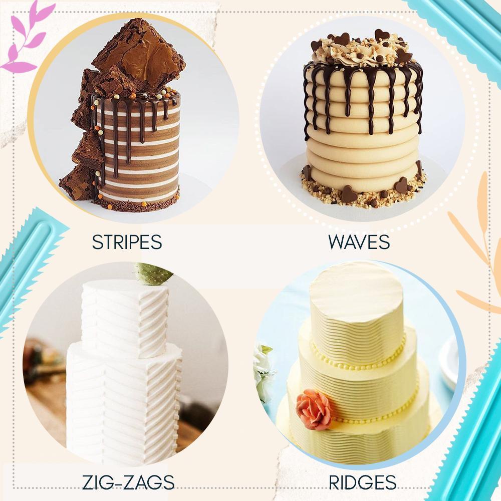 Cake Icing Comb (Set of 3)