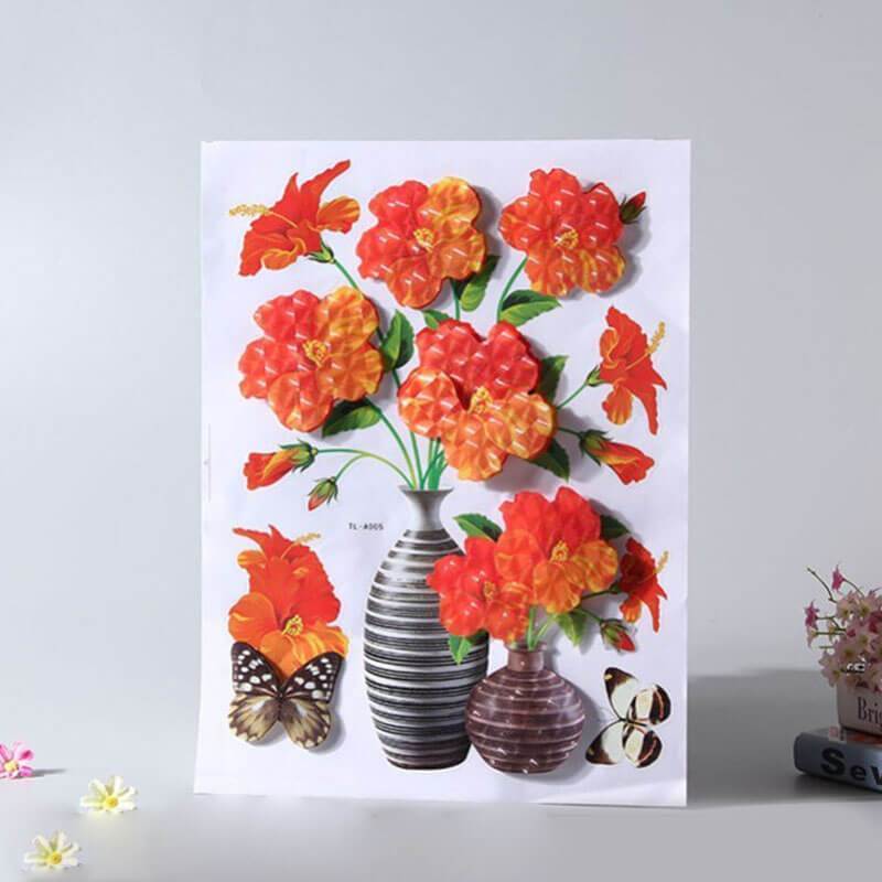 3D Stereo Flower Wall Sticker