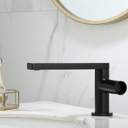 Basin Faucet Gold Single Handle Brass Sink Vanity Bathroom