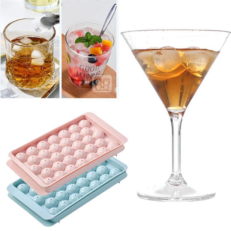 33 grid Round ice cube tray