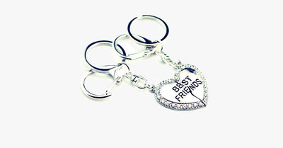 Best Friends Keychain