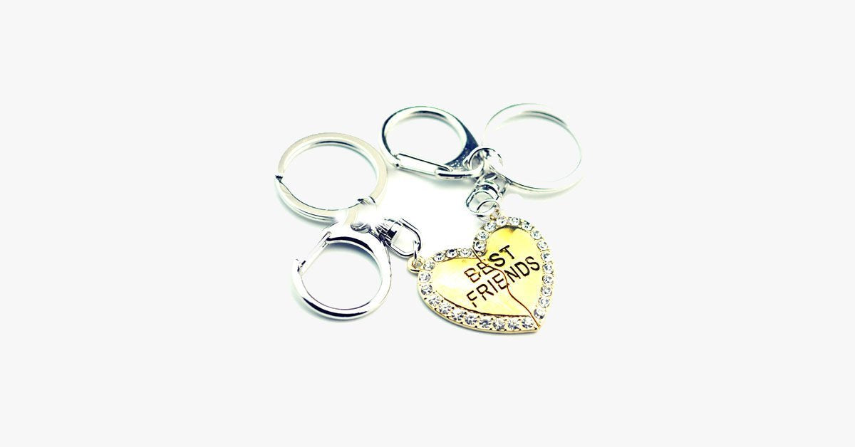 Best Friends Keychain