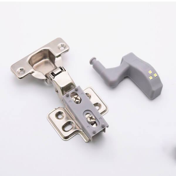 4 PCS Hydraulic Damping Led Hinge Light, Cabinet Light