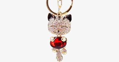 Cute Gold Cat Keychain – So That You Never Forget Your Keys Again!