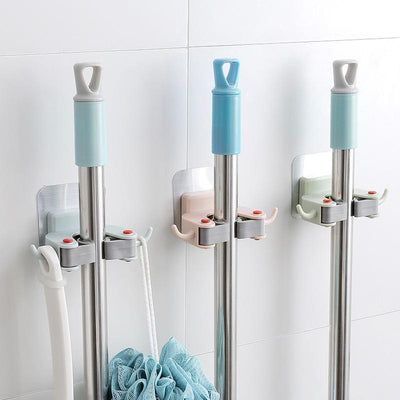 Bathroom Wall Mounted Mop Clip