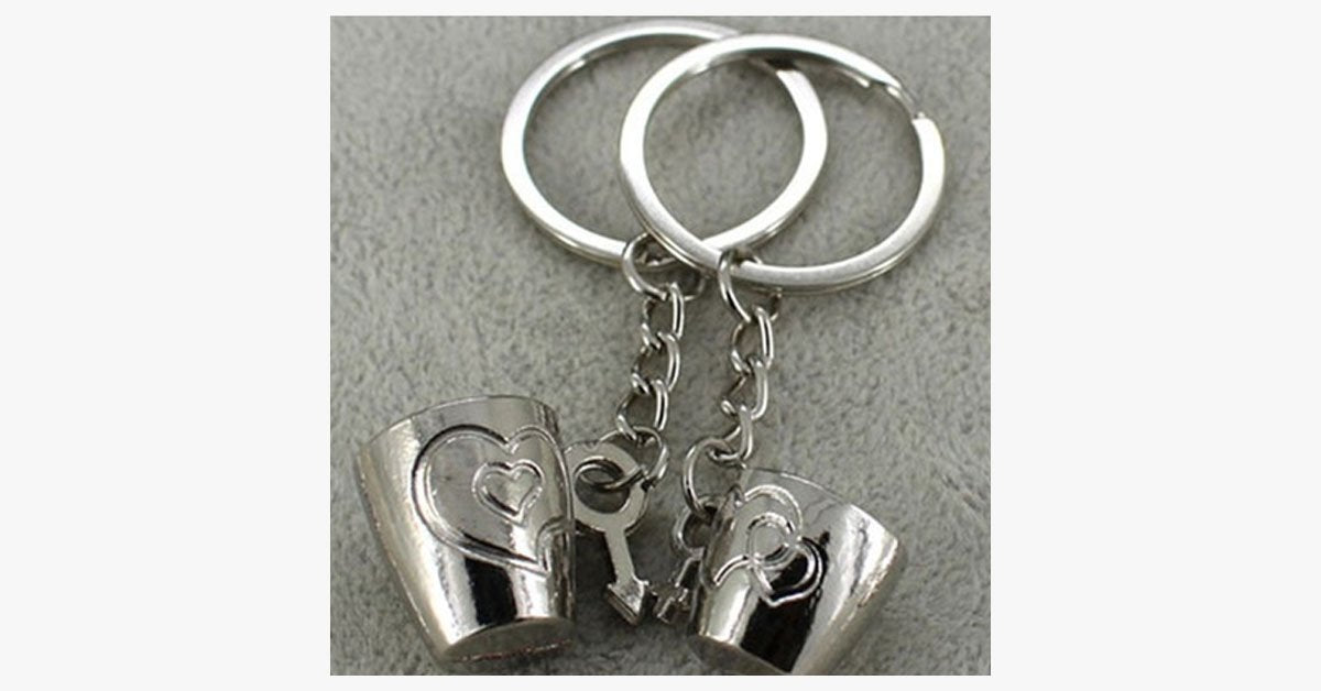 Couple Mug Keychain