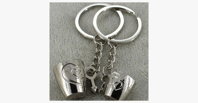 Couple Mug Keychain