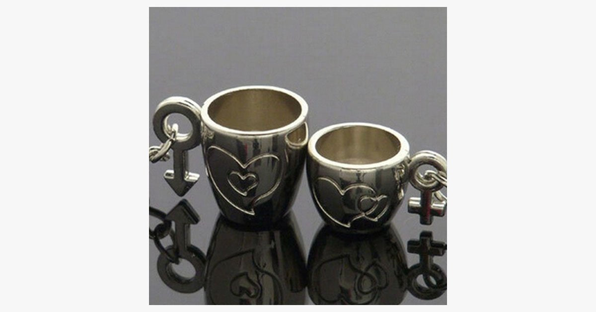 Couple Mug Keychain