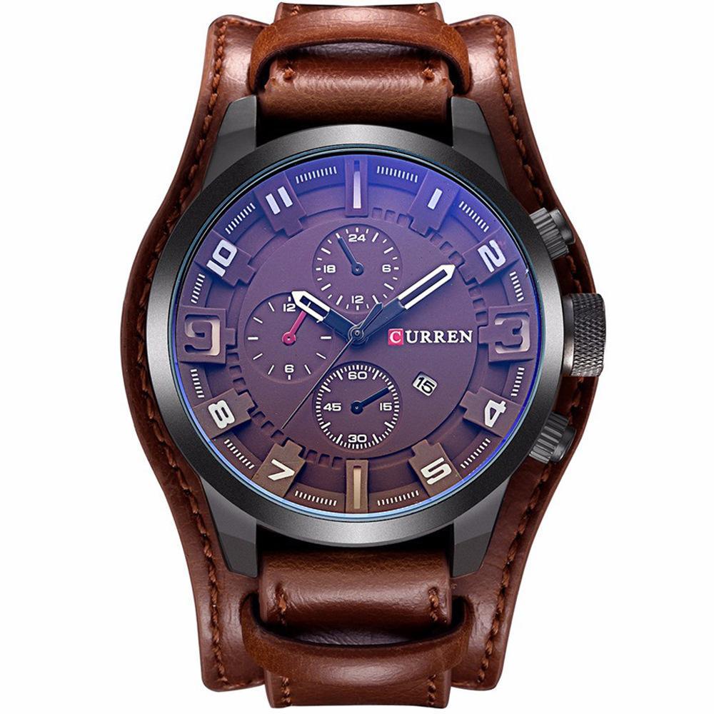 Casual Decorative Sub-dial Male Quartz Watch