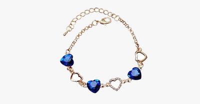 Crystal Heart Bracelet