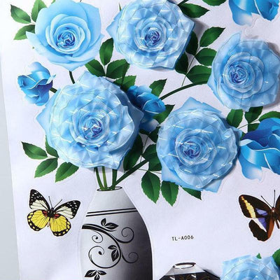 3D Stereo Flower Wall Sticker