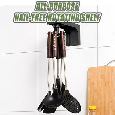 All-Purpose Nail-free Rotating Shelf