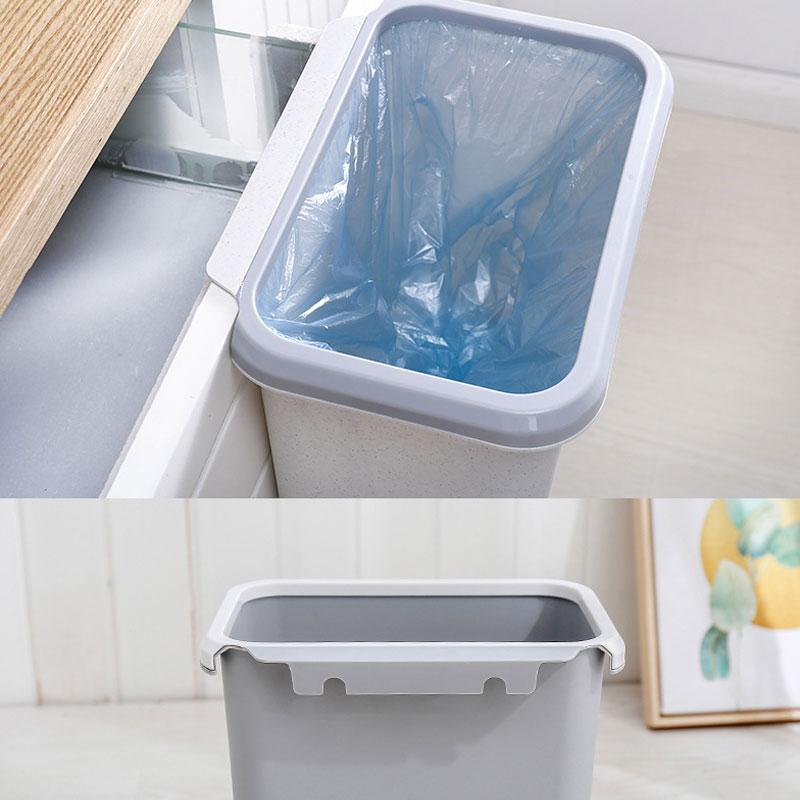 Convenient Push-top Trash Can