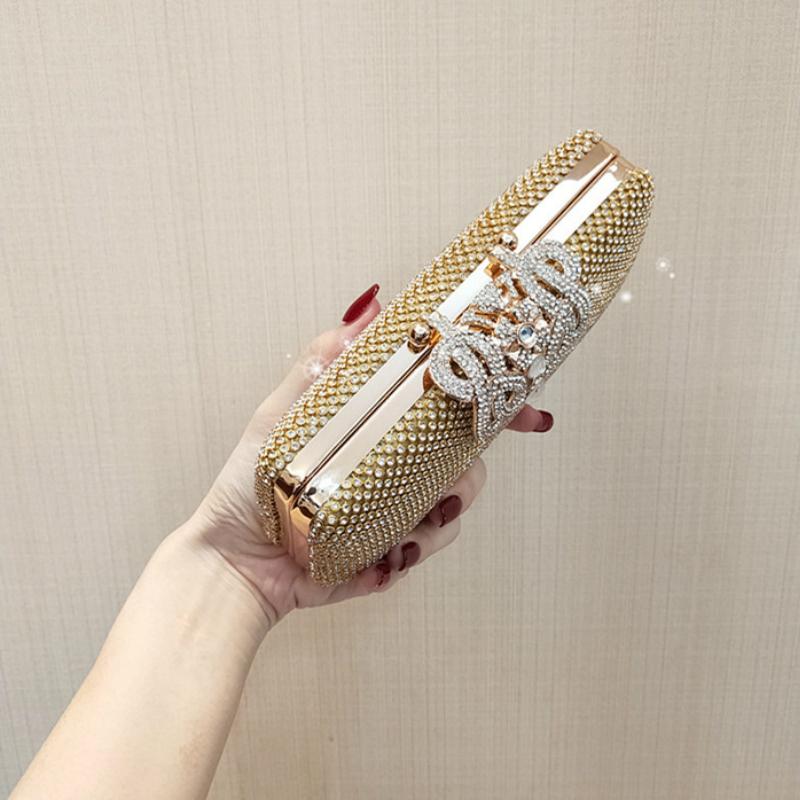 Crown Evening Clutch Bag,Diamond Bag