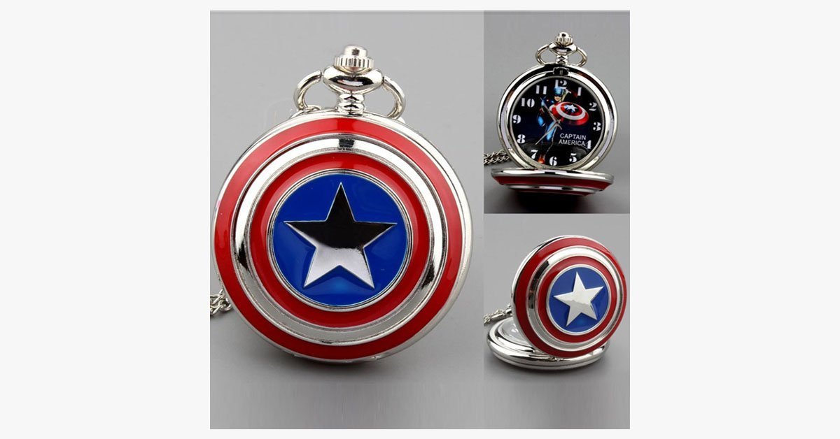 Captain America Pocket Watch