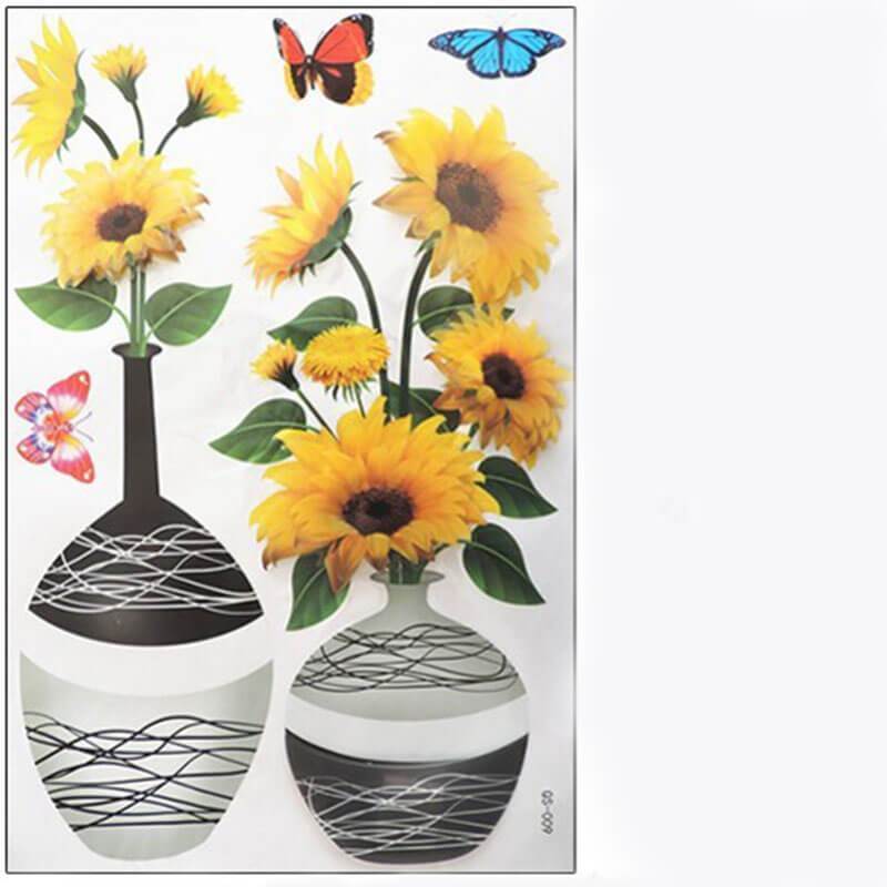 3D Stereo Flower Wall Sticker