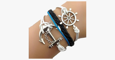 Anchor Wheel Bracelet