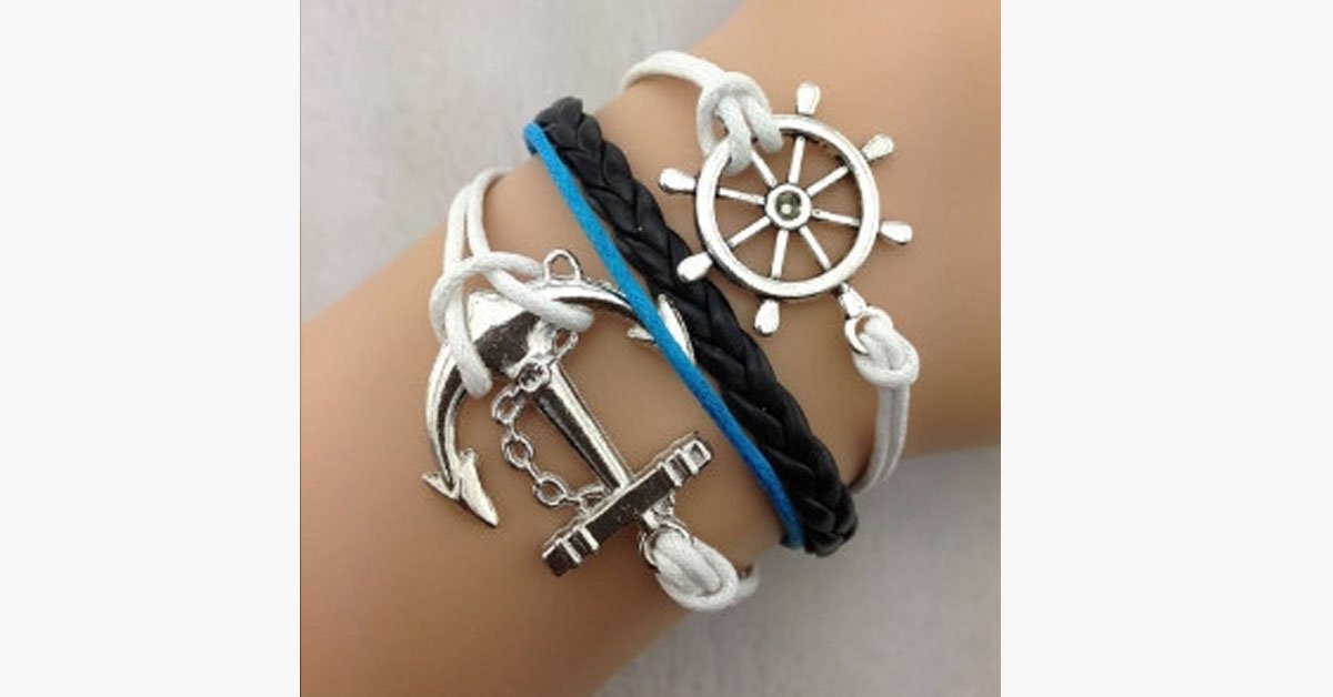 Anchor Wheel Bracelet