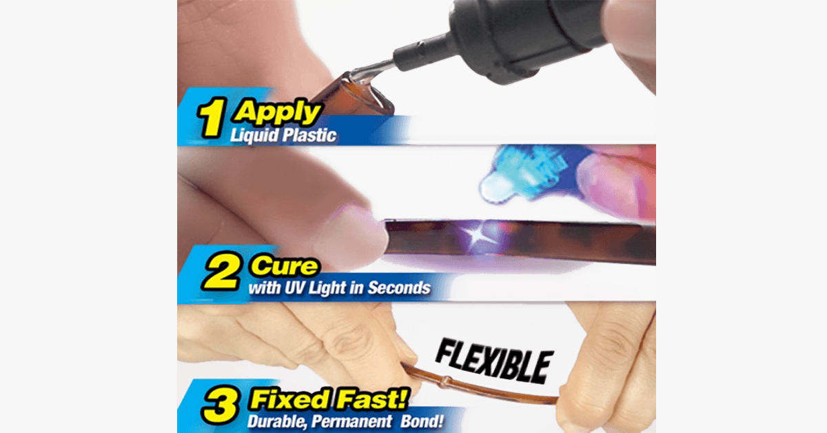 5 Second Super Glue with UV Light Technology