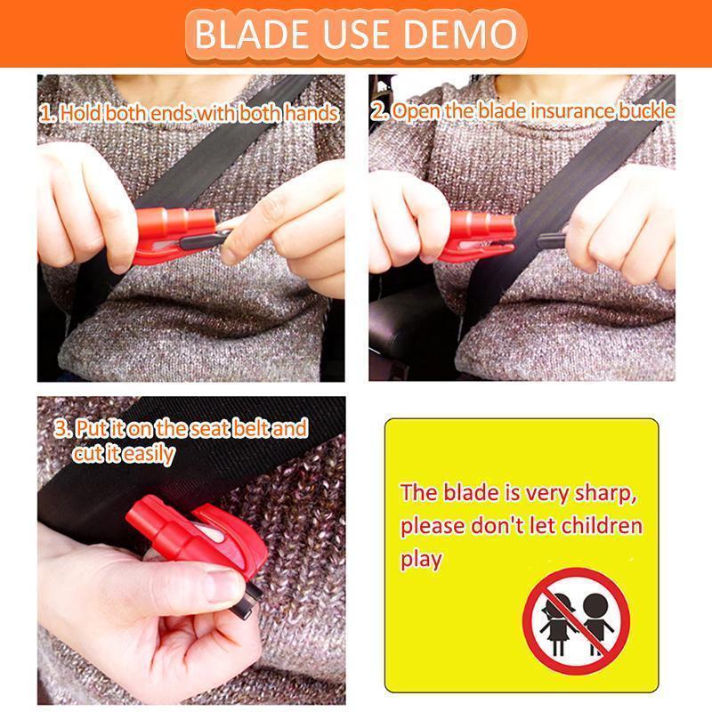 Car Safety Multifunctional Window Breaker