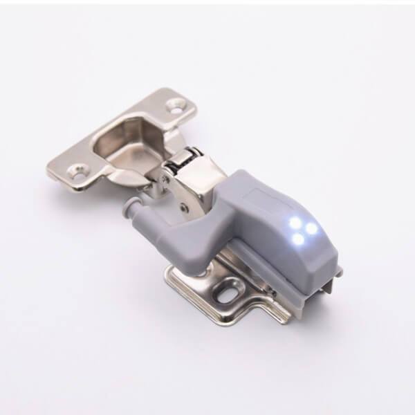 4 PCS Hydraulic Damping Led Hinge Light, Cabinet Light