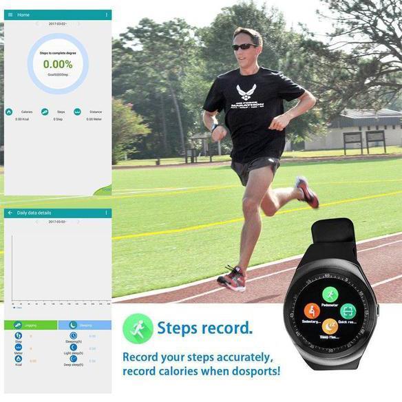 Bluetooth Smart Watch Support Sim TF