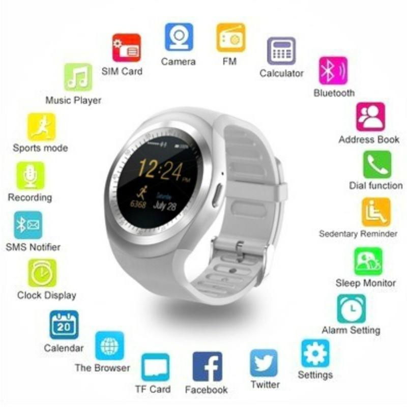 Bluetooth Smart Watch Support Sim TF