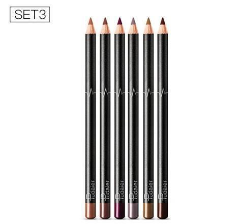 36 Colors Waterproof Non-marking Matt Velvet Lipstick Liner Pencil