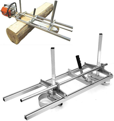 Chainsaw Sawmill Portable : Planking Milling Guide Bar Wood 36