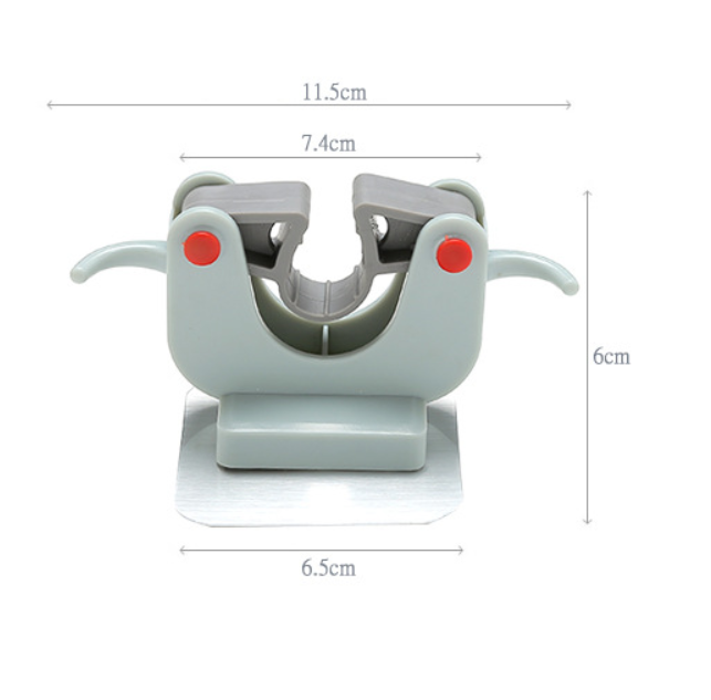 Bathroom Wall Mounted Mop Clip